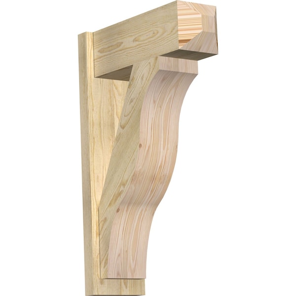 Ekena Millwork Funston Rough Sawn Craftsman Outlooker, Douglas Fir, 8"W x 22"D x 34"H OUT08X22X34FST04RDF - main